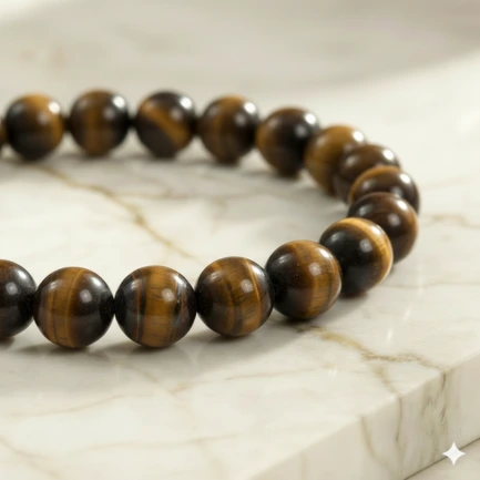 Bracelet Pierre Porte Bonheur et Chance en Œil de Tigre AA 2 Bracelet Pierre Porte Bonheur et Chance en Œil de Tigre AA – Image 2