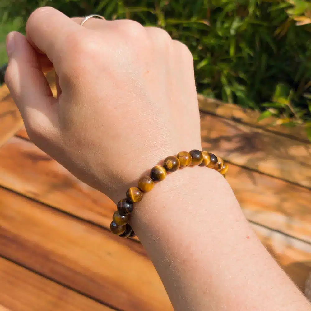 Bracelet Pierre Porte Bonheur et Chance en Œil de Tigre AA 6 bijou-oeil-de-tigre